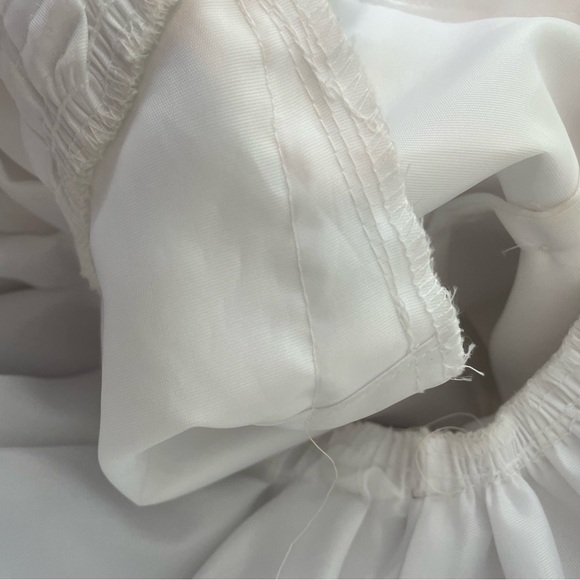 🟢 3 for $15 - FLOWER GIRL White chiffon dress with crinolines. Size 5T - Picture 8 of 8